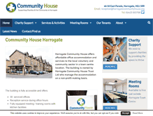 Tablet Screenshot of harrogatecommunityhouse.org